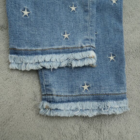 Miss Me Jeans Women's Size 28 Blue Mid-Rise Ankle Skinny 27" Inseam Distressed - Picture 2 of 16